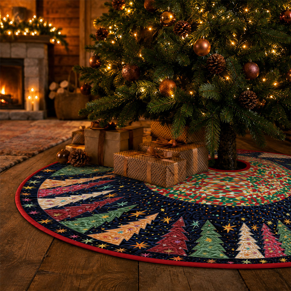 Jit 1pc Christmas Colorful Tre - Embroidery Xmas Decorations 评论和价格