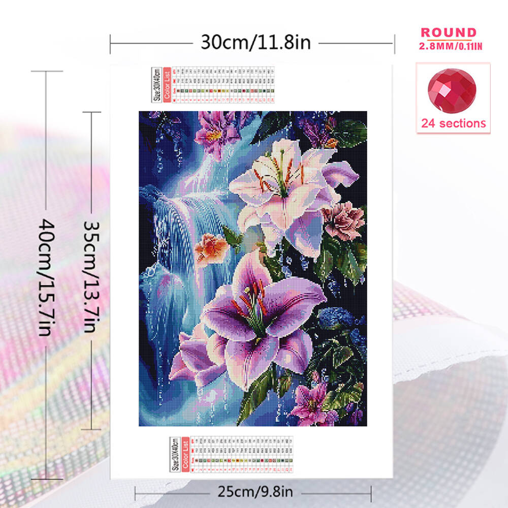Evershine 5D DIY Full Square D - Embroidery Flower 评论和价格